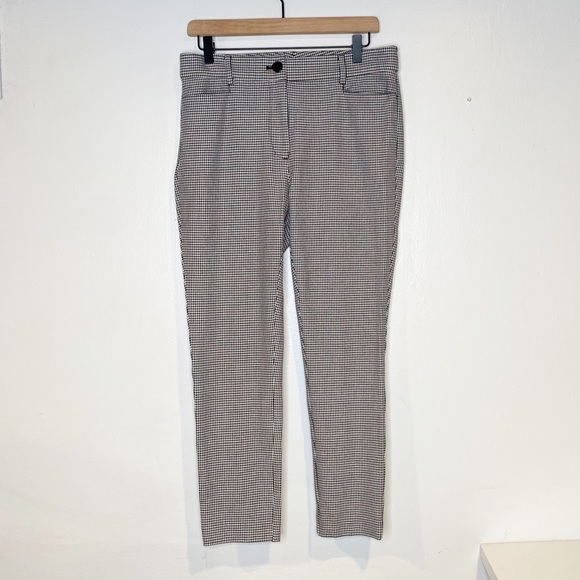 LOFT | NWOT Perfect Skinny Pants In Windowpane, Micro Houndstooth Pattern Sz. 6 - Picture 2 of 12